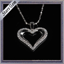 Romatic Heart Shape Cubic Zirconia Necklace Fashion Jewellry